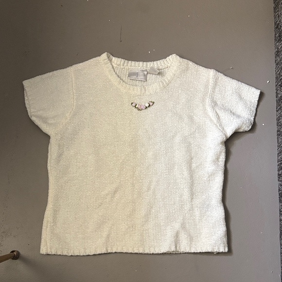 women’s liz claiborne floral sweater - Picture 1 of 4